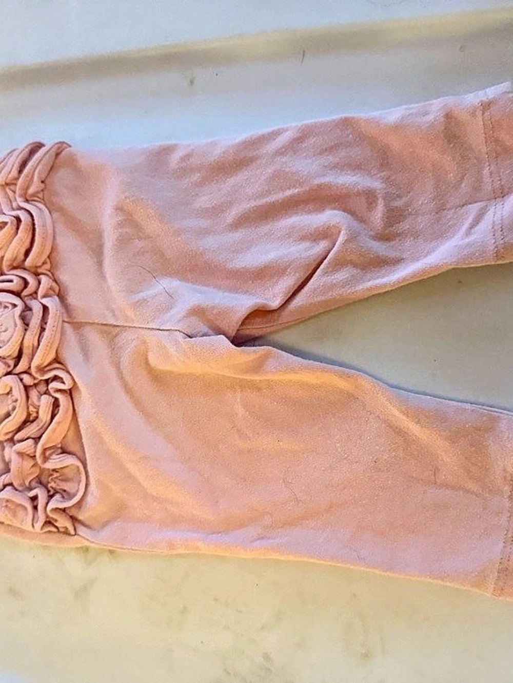 Everyday Ruffle Leggings Pink
